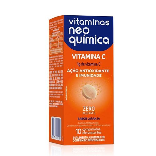 Vitamina C Neo Quimica com 10 Comprimidos