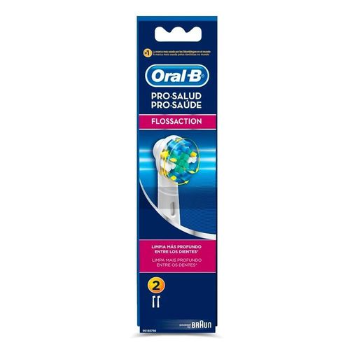 Refil para Escova Elétrica Flossaction Oral-B com 2 Unidades