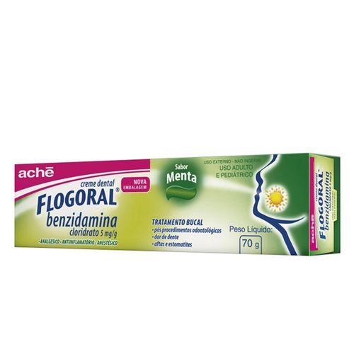 Flogoral 5mg/g Creme Dental Bisnaga 70g