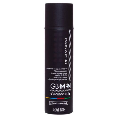 Espuma de Barbear Giovanna Baby Men Carvão Ativado 150ml