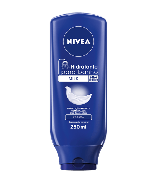 Hidratante Para Banho Nivea Body Milk 250ml