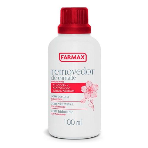 Removedor de Esmalte Farmax sem Acetona 100ml