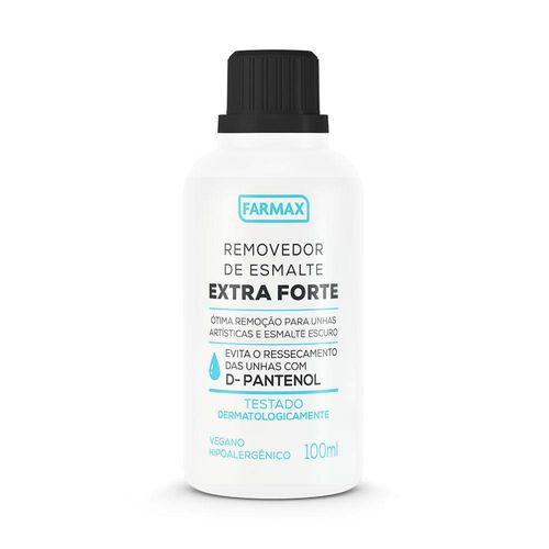 Removedor de Esmalte Farmax Extra Forte 100ml