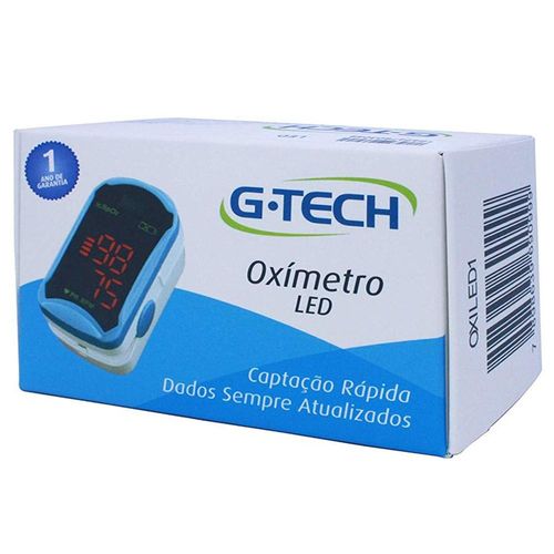 Oxímetro G-Tech Led com 1 Unidade