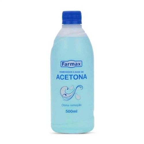 Removedor de Esmalte à Base de Acetona Farmax 500ml