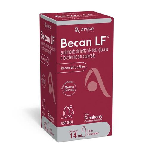 Becan LF Suspensão de Uso Oral Sabor Cranberry Frasco 14ml