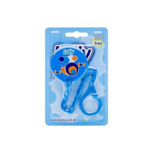 Prendedor de Chupeta Zoo Azul Lolly com 1 Unidade