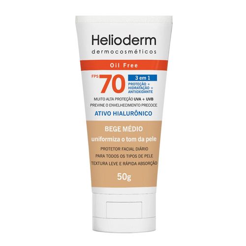 Helioderm Dermocosmético Facial FPS 70 50g