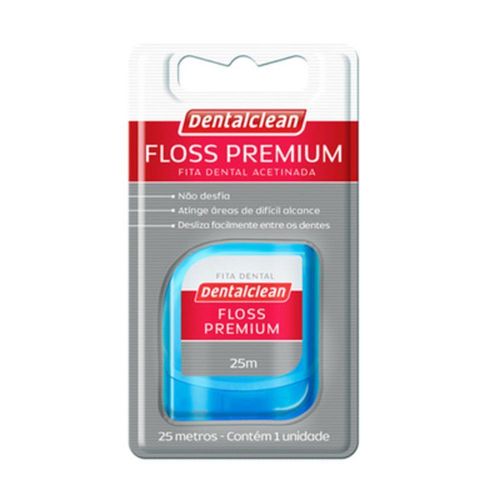 Dentalclean Fita Dental Floss Premium 25m com 1 Unidade