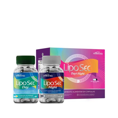 Kit Liposec Etterna Day com 60 Cápsulas com 500mg + 30 Cápsulas com 500mg