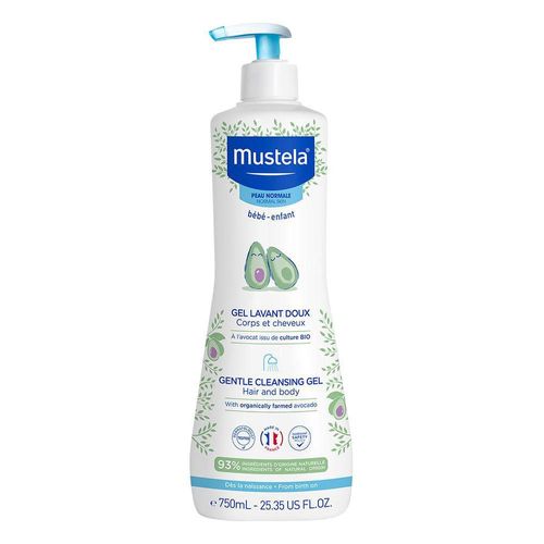 Gel de Banho Mustela Bebê Suave Corpo e Cabelo 750ml