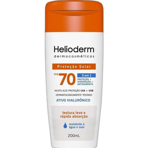 Helioderm Dermocosméticos Corporal FPS 70 200ml