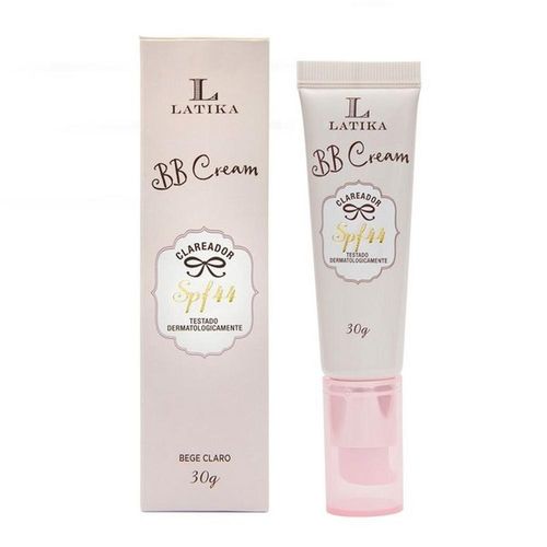 Latika Base Bb Cream Clareador FPS 44 Bege Claro 30g