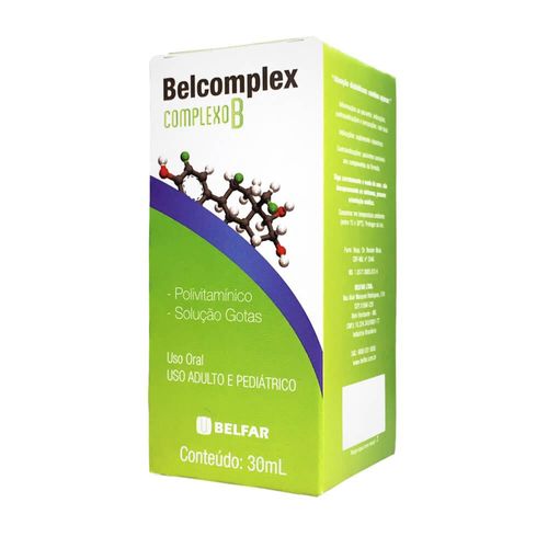 Belcomplex Solução Oral Frasco Gotejador 30ml