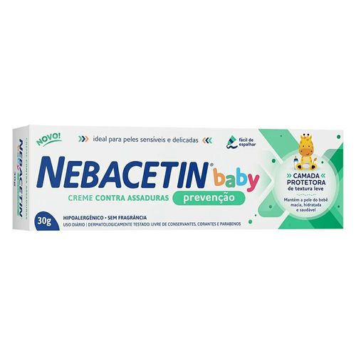 Creme contra Assaduras Nebacetin Baby Prevenção 30g