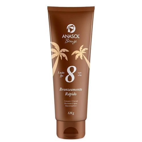 Loção Bronzeadora Corporal Anasol FPS 8 120g