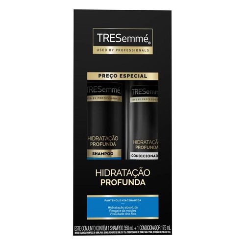 Kit Tresemmé Hidratação Profunda com 1 Shampoo 350ml + 1 Condicionador 175ml