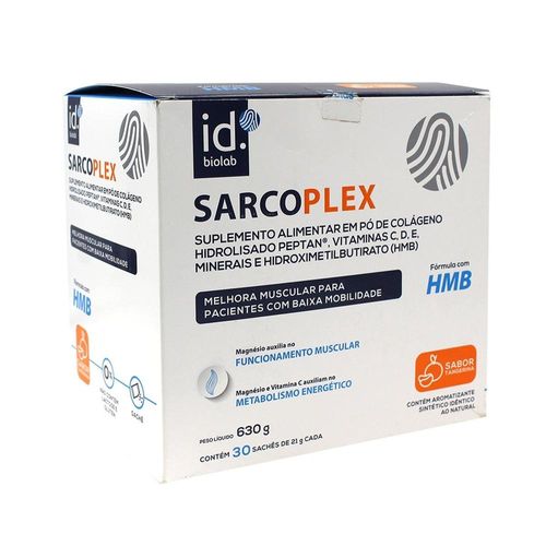 Sarcoplex Solução Oral Sabor Tangerina com 30 Sachês com 21g