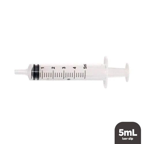 Seringa SR Luer Slip Capacidade de 5ml sem Agulha com 1 Unidade