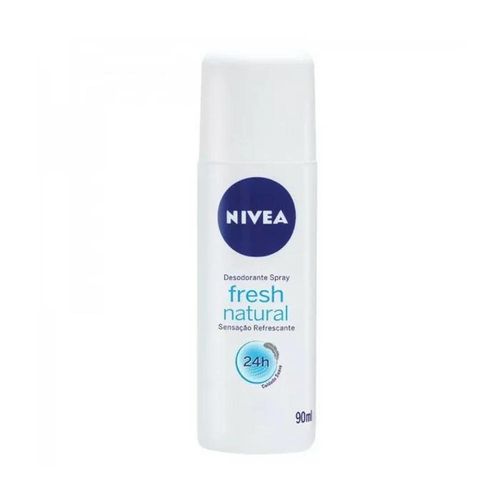 Desodorante Sem Alumínio Spray Nivea Fresh Natural 24H 90ml