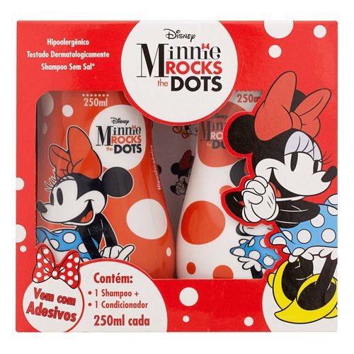 Kit Biotropic Minnie Rocks The Dots com 1 Shampoo 250ml + 1 Condicionador 250ml