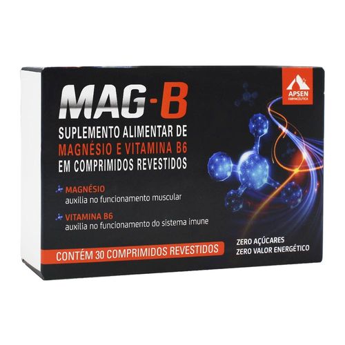 Mag B com 30 Comprimidos Revestidos