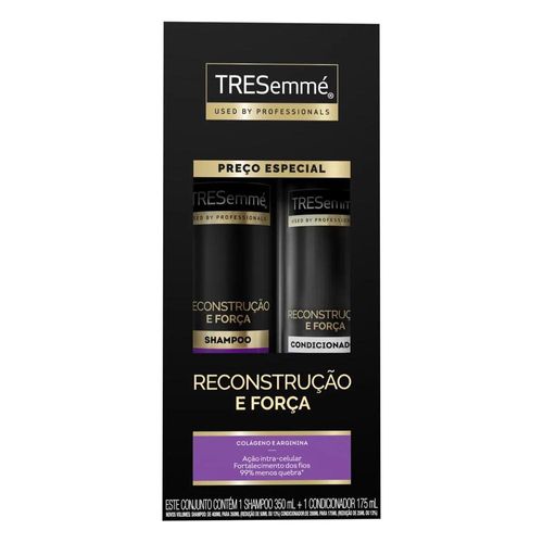 Kit Tresemmé Reconstrução E Força com 1 Shampoo 350ml + 1 Condicionador 175ml