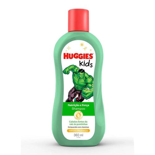 Shampoo Huggies Kids Nutrição E Força Hulk 360ml