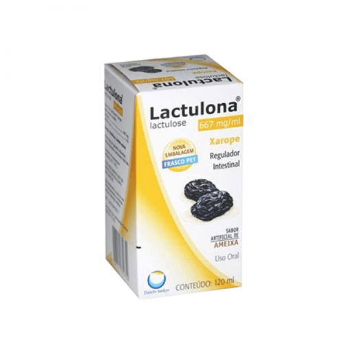 Lactulona 667mg/ml Xarope Sabor Ameixa Frasco 120ml