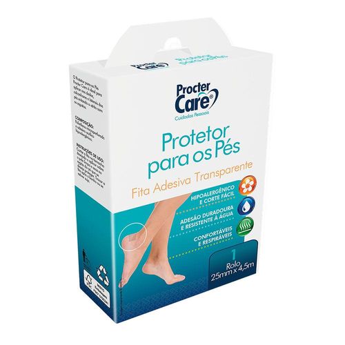 Procter Care Fita Adesiva Protetora Pés 25mm X 4.5m com 1 Unidade