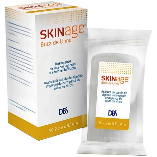 Curativo Bota de Unna Skinage Curatec 10,2cm X 9,14cm com 1 Unidade