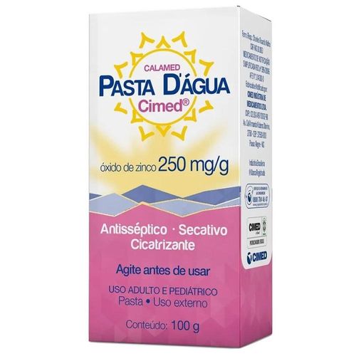 Pasta D'Água 250mg/g Solução de Uso Dermatológico 100g