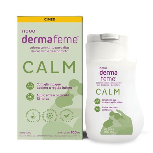 Sabonete Líquido Íntimo Dermafeme Calm 100ml