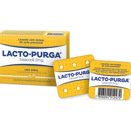 Lacto Purga 5mg com 25 Blísteres com 6 Comprimidos Revestidos