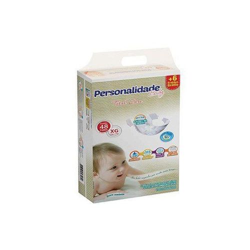 Fralda Personalidade Baby Total Care XG Pague 42 e Leve 48 Unidades