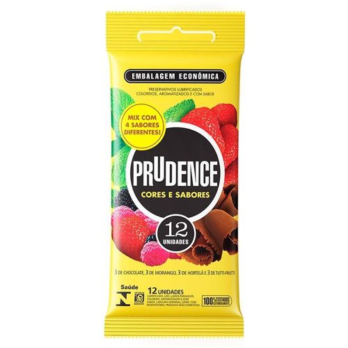 Preservativo Prudence Mix com 12 Unidades