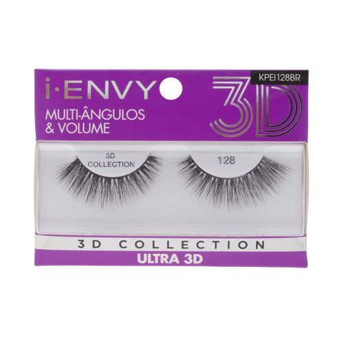 I-Envy Kiss Ny Cílios Postiços 3D Collection 128 com 1 Par