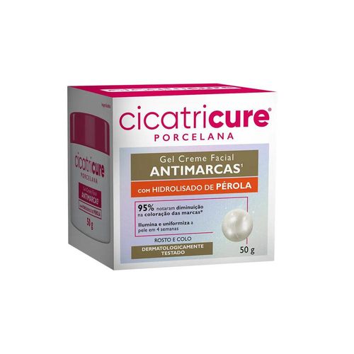 Gel Creme Facial Antimarcas Cicatricure Porcelana 50g