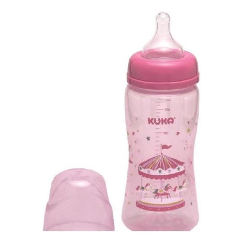 Mamadeira Kuka Essential Bico Big Universal Rosa 330ml