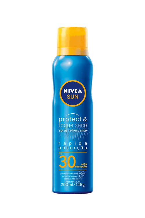 Protetor Solar Corporal Spray Nivea Sun Protect&Fresh FPS30 com 200ml