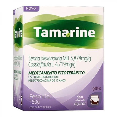 Tamarine 14,634mg/g + 11,700mg/g Geléia de Uso Oral Frasco 150g