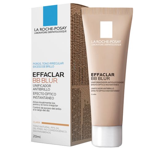 Uniformizador Facial Antioleosidade Effaclar BB Blur Clara La Roche-Posay 20ml