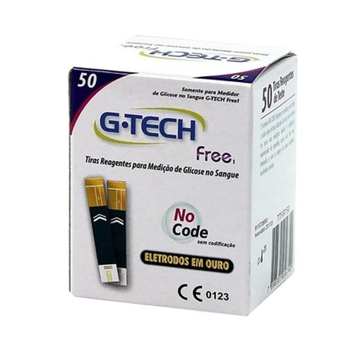 Tiras G-Tech Free com 50 Unidades