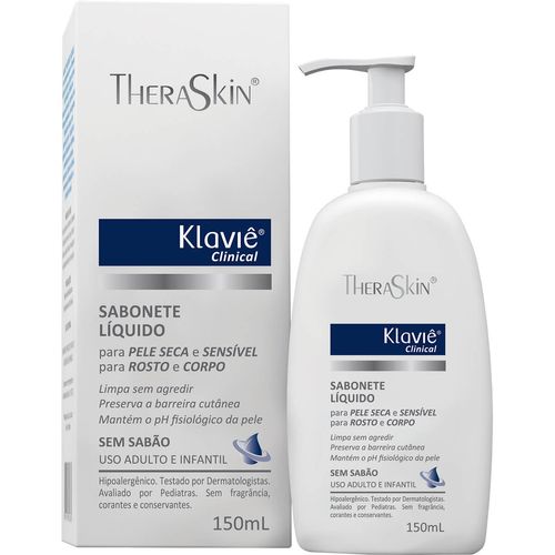 Sabonete Líquido Klaviê Clinical Theraskin 150ml