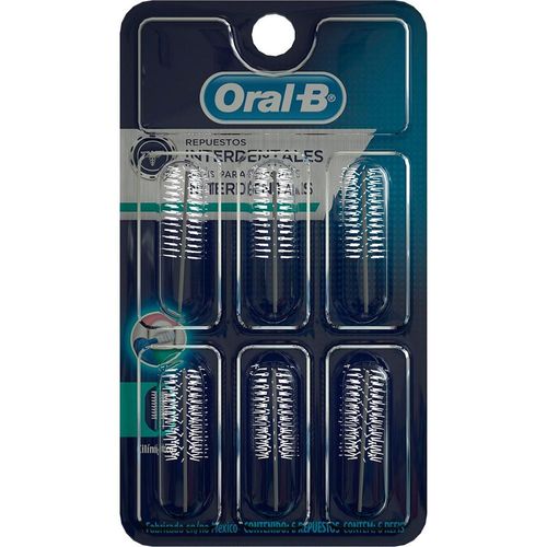 Refil para Escova Interdental Cilíndrico Oral-B com 6 Unidades