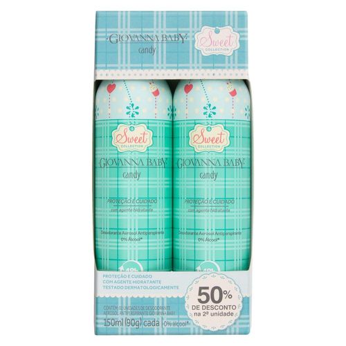 Desodorante Giovanna Baby Aerossol Desodorante Candy 150ml