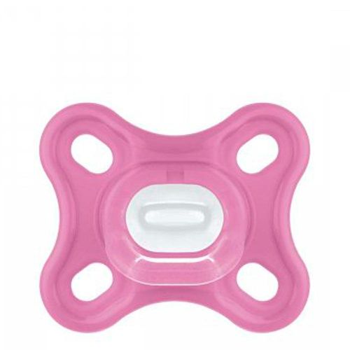 Chupeta MAM Comfort 100% Silicone Cor Rosa com 1 Unidade