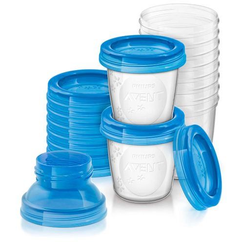 Copos para Armazenamento de Leite Materno Avent com 10 Unidades com 180ml