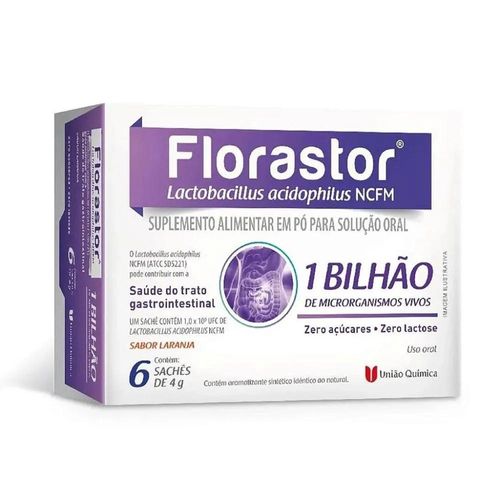 Florastor 1 Bilhão Sabor Laranja Pó para Solução Oral