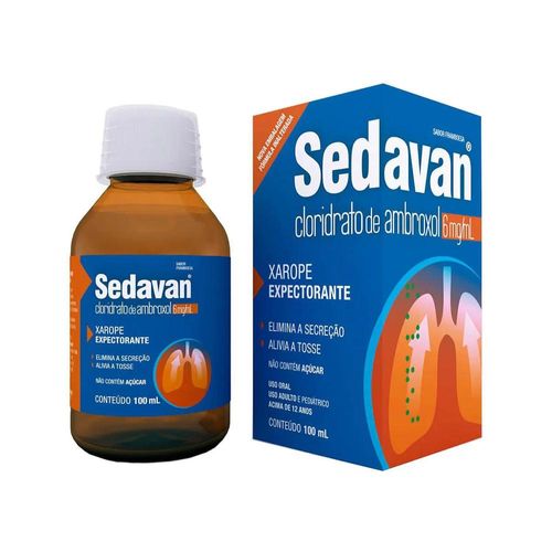 Sedavan 6mg/ml com Copo Dosador Xarope Adulto